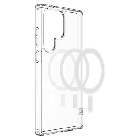Husa personalizata Samsung Galaxy S23 Ultra, MagSafe Atasare Magnetica, Princess Heart