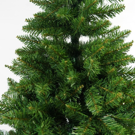 Brad artificial Clasic de Craciun, inaltime 2.1m interior/exterior, diametru 125 cm, 957 ramur, suport metalic inclus, Verde