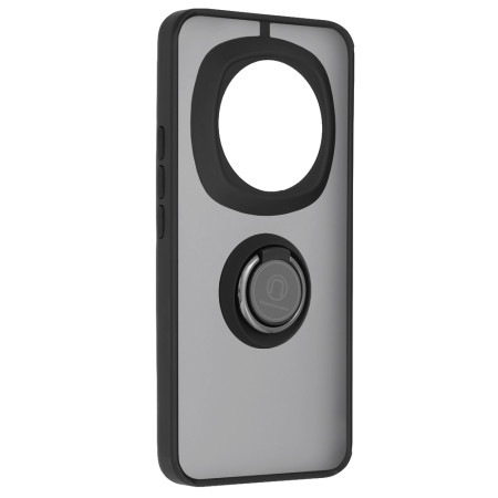 Husa pentru Honor Magic 6 Pro, Glinth Magnet Auto si Inel Rotativ, Negru
