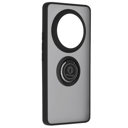 Husa pentru Realme 12 Pro / 12 Pro+, Glinth Magnet Auto si Inel Rotativ, Negru