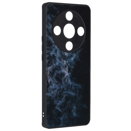 Husa pentru Honor Magic 6 Lite, Tech Glass, Glaze, Blue Nebula