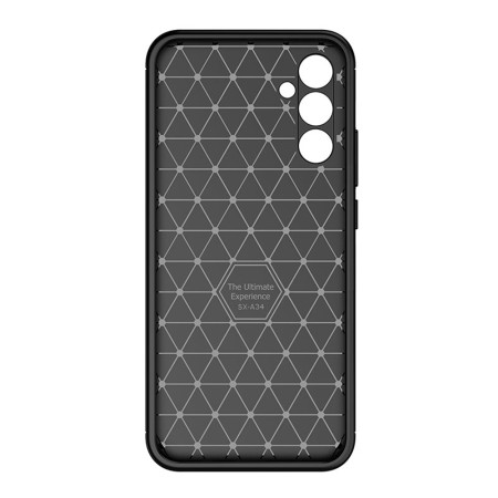Husa pentru Samsung Galaxy S24 Plus, CarbonFiber, Premium, Black