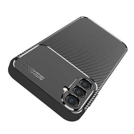 Husa pentru Samsung Galaxy S24 Plus, CarbonFiber, Premium, Black