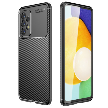 Husa pentru Samsung Galaxy A23 4G / A23 5G, CarbonFiber, Premium, Black