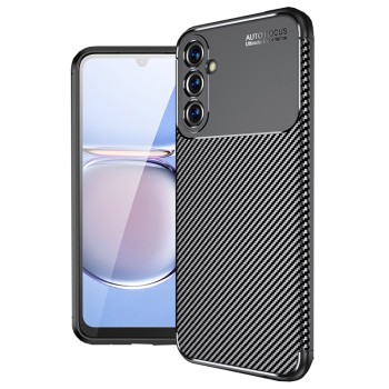Husa pentru Samsung Galaxy A05s, CarbonFiber, Premium, Black