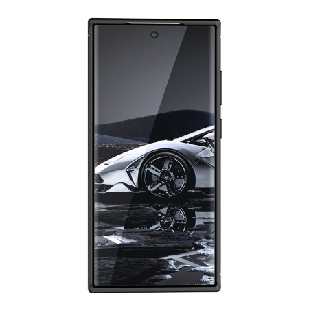 Husa pentru Samsung Galaxy S23 Ultra, CarbonFiber, Premium, Black