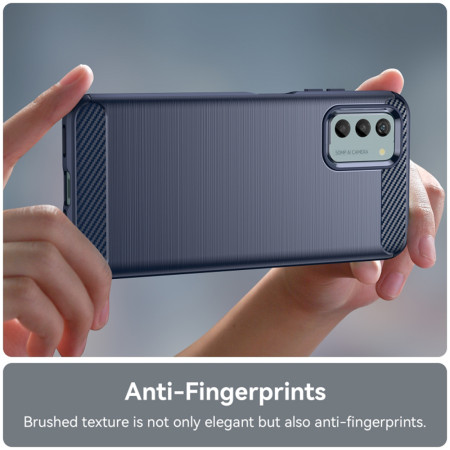 Husa Carbon pentru Nokia G22, Tech Protects, Blue