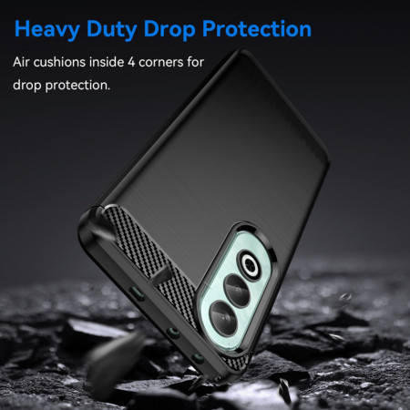 Husa Carbon pentru OnePlus Nord CE 4, Tech Protects, Black
