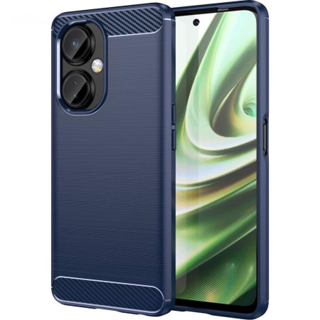 Husa Carbon pentru OnePlus Nord CE 3 Lite, Tech Protects, Blue