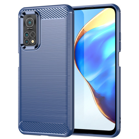 Husa Carbon pentru Xiaomi Mi 10T 5G / Mi 10T Pro 5G Tech Protects, Blue