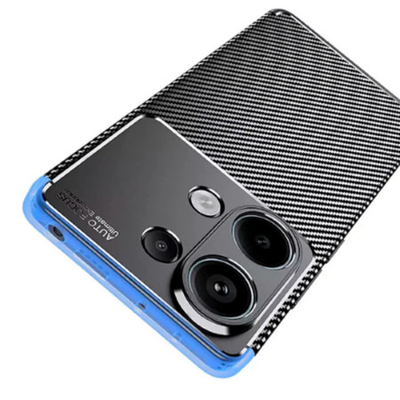 Husa pentru Xiaomi Redmi Note 13 5G, CarbonFiber, Premium, Black