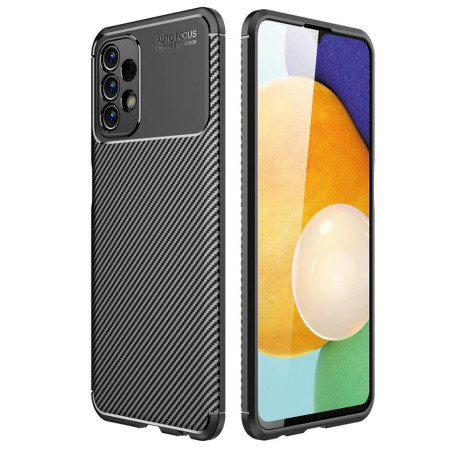Husa pentru Samsung Galaxy A13 4G, CarbonFiber, Premium, Black