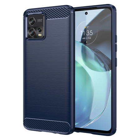 Husa Carbon pentru Xiaomi Redmi Note 12 Pro 5G / Poco X5 Pro, Tech Protects, Blue