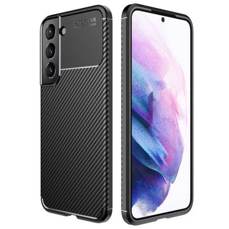 Husa pentru Samsung Galaxy S21 5G, CarbonFiber, Premium, Black