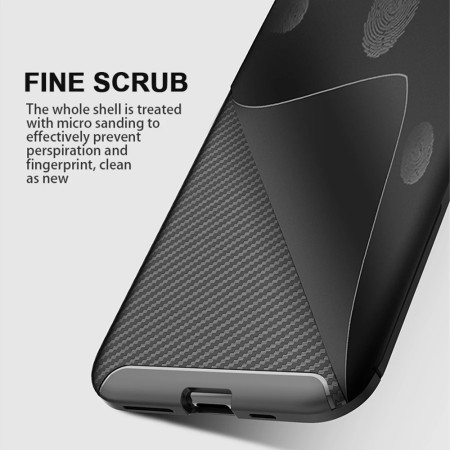 Husa pentru Samsung Galaxy S21 Ultra 5G, CarbonFiber, Premium, Black