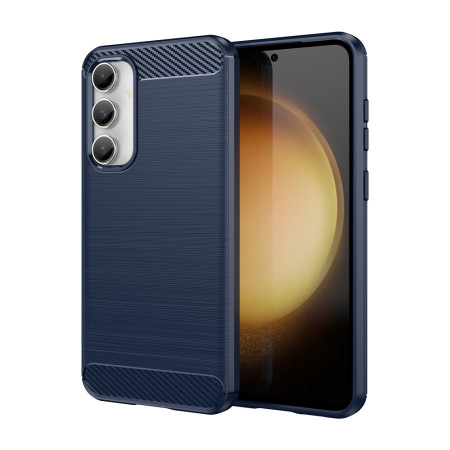 Husa Carbon pentru Samsung Galaxy S23 FE, Tech Protects, Blue