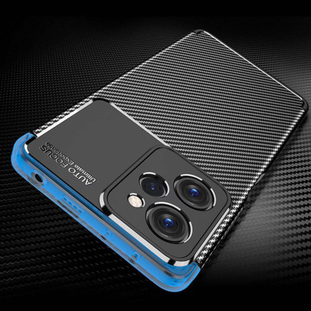 Husa pentru Xiaomi Redmi Note 12 Pro 5G / Poco X5 Pro, CarbonFiber, Premium, Black