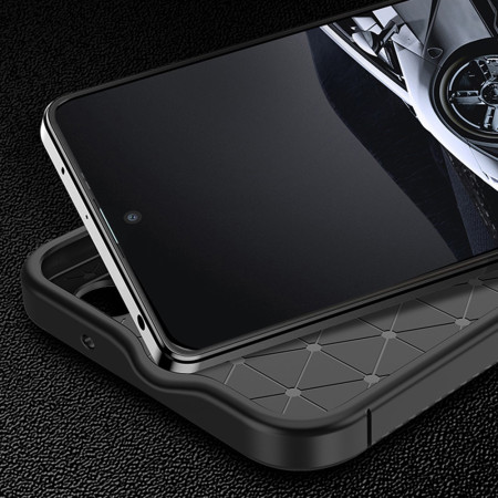 Husa pentru Samsung Galaxy Xcover 7, CarbonFiber, Premium, Black