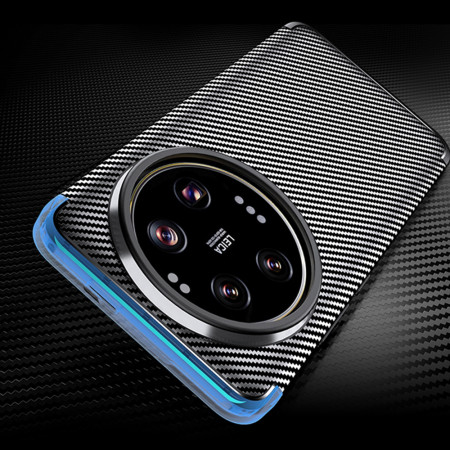 Husa pentru Xiaomi 13 Ultra, CarbonFiber, Premium, Black