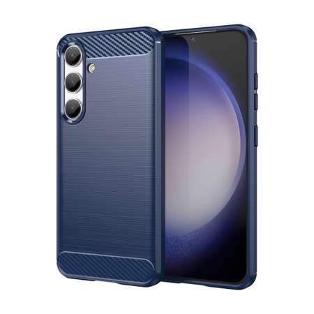 Husa Carbon pentru Samsung Galaxy S24, Tech Protects, Blue