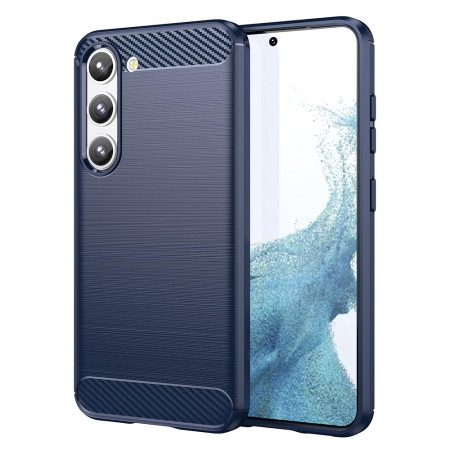 Husa Carbon pentru Samsung Galaxy S23 Plus, Tech Protects, Blue