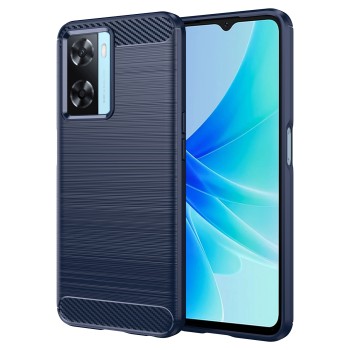 Husa Carbon pentru Oppo A57 4G / A57s / OnePlus Nord N20 SE, Tech Protects, Blue