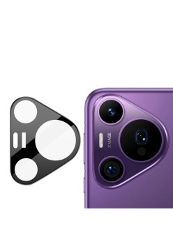 Folie Protectie Camera Huawei Pura 70 Pro - 9H Sticla Securizata, Anti Explozie, Protectie Zgarieturi, Negru