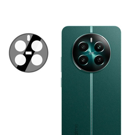 Folie Protectie Camera pentru Realme 12 Plus - 9H Sticla Securizata, Anti Explozie, Protectie Zgarieturi, Negru