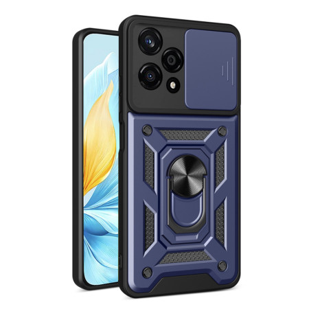 Husa pentru Honor 200 Lite, CamShield Protectie Camera, Inel Magnetic, Slide si Snap, Blue