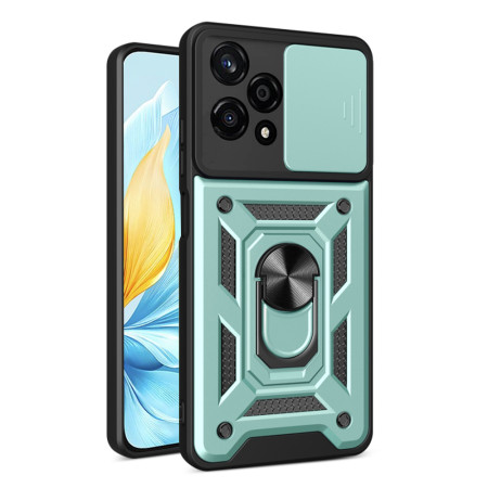 Husa pentru Honor 200 Lite, CamShield Protectie Camera, Inel Magnetic, Slide si Snap, Green