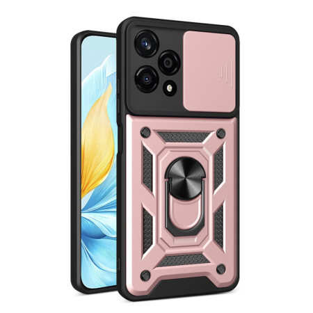 Husa pentru Honor 200 Lite, CamShield Protectie Camera, Inel Magnetic, Slide si Snap, Rose Gold