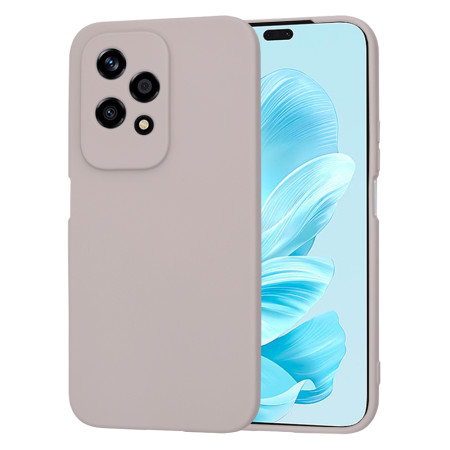 Husa Premium din Silicon pentru Honor 200 Lite - SoftFlex, Microfibra, Pink Sand