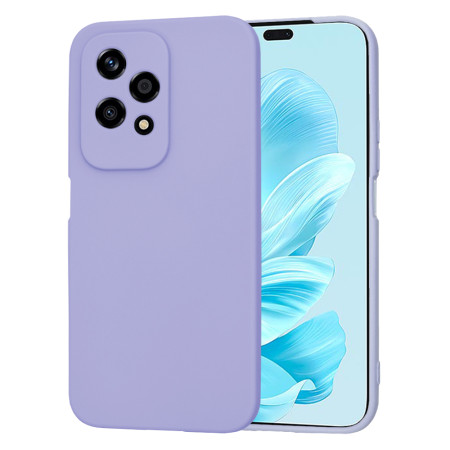 Husa Premium din Silicon pentru Honor 200 Lite - SoftFlex, Microfibra, Light Purple