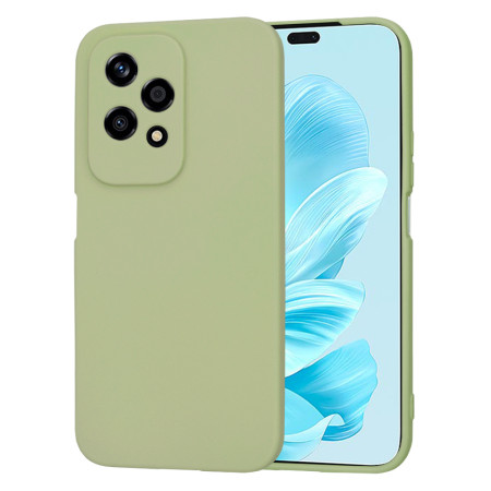 Husa Premium din Silicon pentru Honor 200 Lite - SoftFlex, Microfibra, Matcha