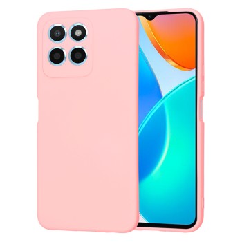 Husa Premium din Silicon pentru Honor X6 / X8 5G / 70 Lite - SoftFlex, Microfibra, Chalk Pink