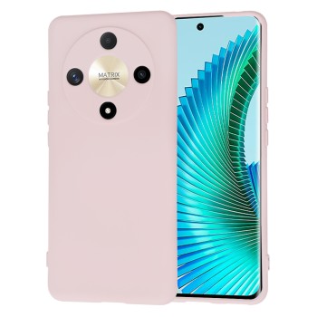 Husa Premium din Silicon pentru Honor Magic6 Lite - SoftFlex, Microfibra, Pink Sand