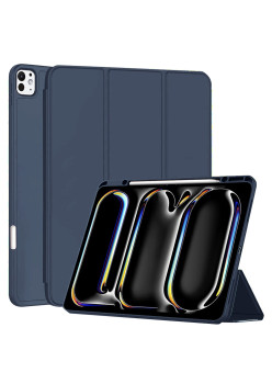 Husa tableta pentru iPad Pro 13 (2024), Flex Trifold, Dark Blue