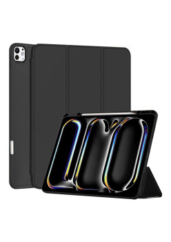 Husa tableta pentru iPad Pro 13 (2024), Flex Trifold, Black