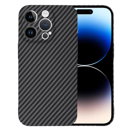 Husa Slim Carbon pentru iPhone 14 Pro - Protectie Premium FiberShell, Black