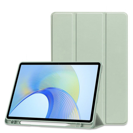 Husa tableta pentru Honor Pad X9 / X8 Pro, Flex Trifold, Auto Sleep/Wake, Matcha Green
