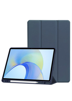 Husa tableta pentru Honor Pad X9 / X8 Pro, Flex Trifold, Auto Sleep/Wake, Dark Blue