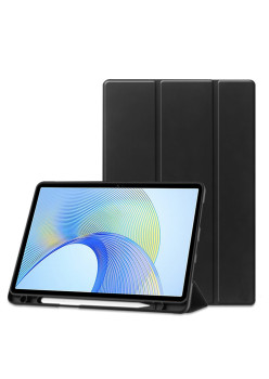 Husa tableta pentru Honor Pad X9 / X8 Pro, Flex Trifold, Auto Sleep/Wake, Black