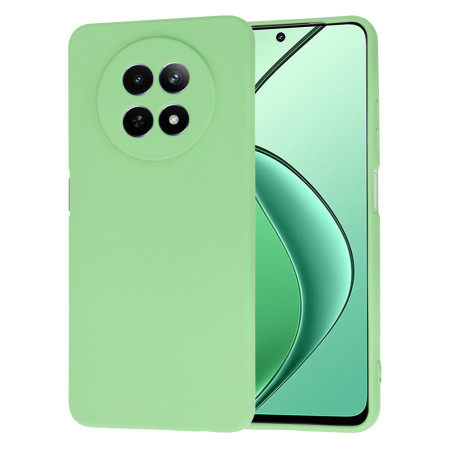 Husa Premium din Silicon pentru Realme 12 / 12x - SoftFlex, Microfibra, Mint Green