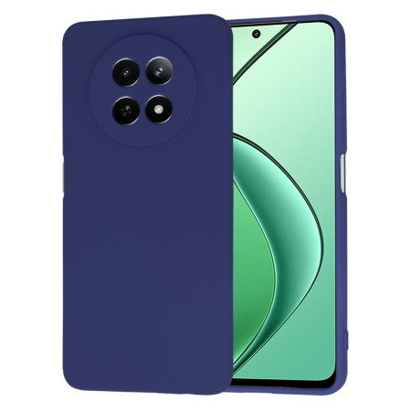 Husa Premium din Silicon pentru Realme 12 / 12x - SoftFlex, Microfibra, Navy Blue