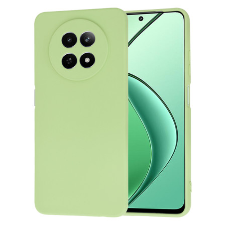 Husa Premium din Silicon pentru Realme 12 / 12x - SoftFlex, Microfibra, Matcha