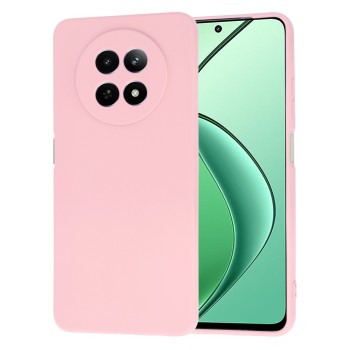 Husa Premium din Silicon pentru Realme 12 / 12x - SoftFlex, Microfibra, Chalk Pink
