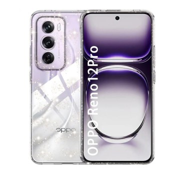 Husă SparkleSkin pentru Oppo Reno12 Pro - Protectie Premium, Clear