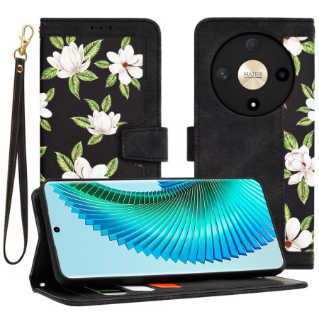 Husă FlipCraft pentru Honor Magic6 Lite - Protecție 360, Design Floral, Flowers of the Dawn