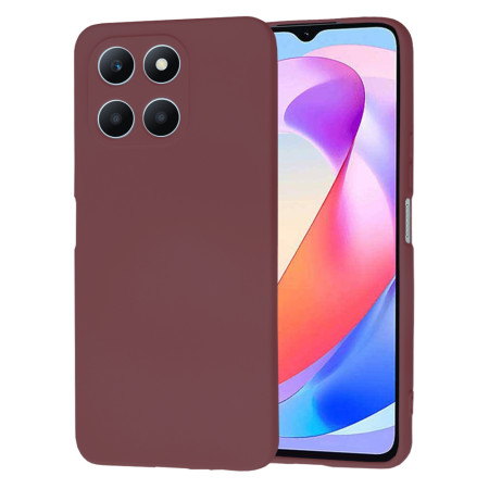 Husa Premium din Silicon pentru Honor X6a - SoftFlex, Microfibra, Plum Red