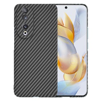 Husa Slim Carbon pentru Honor 90 - Protectie Premium FiberShell, Black